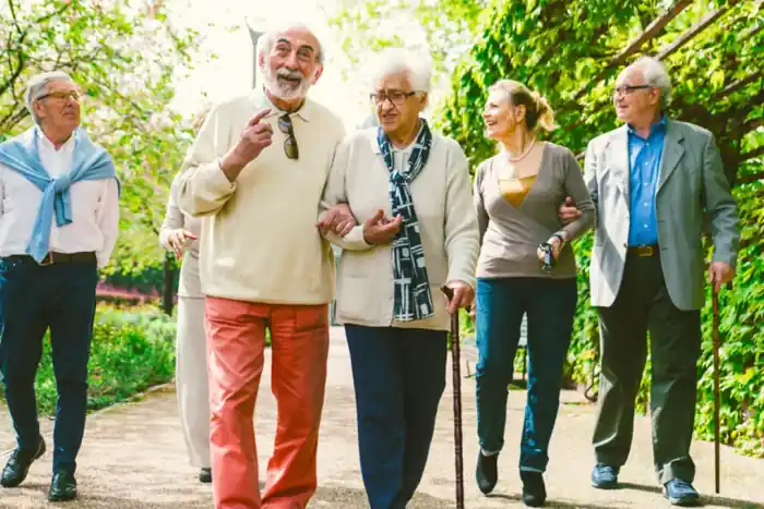 Family searching for senior care